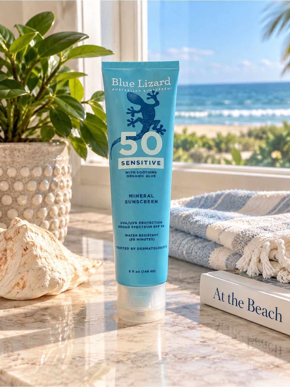 Blue Lizard Sensitive Mineral Sunscreen SPF 50 5 oz NEW SEALED Exp 10/2027